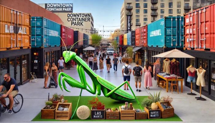 alt= "Downtown Container Park, Downtown Las Vegas"
