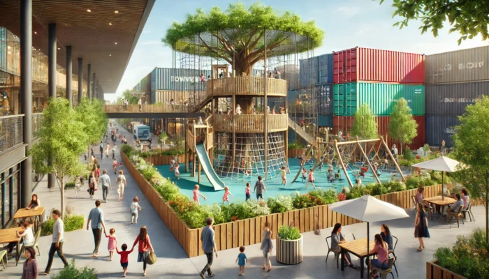 alt= "Downtown Container Park, Las Vegas"