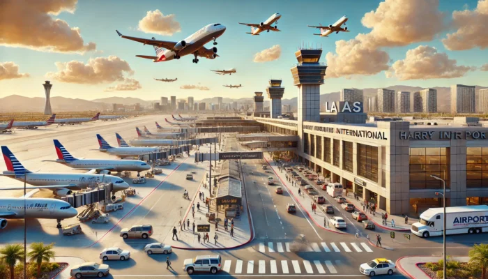 alt= "Harry Reid International Airport Las Vegas"