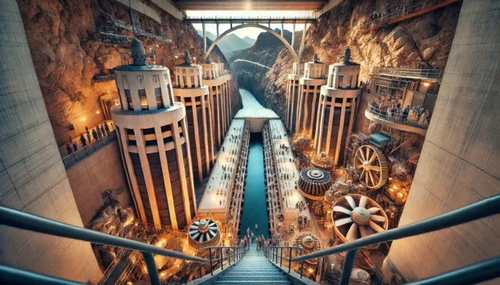 alt= "Inside Hoover Dam"