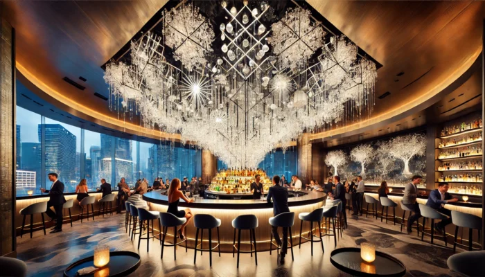 alt= "The Chandelier at the Cosmopolitan"