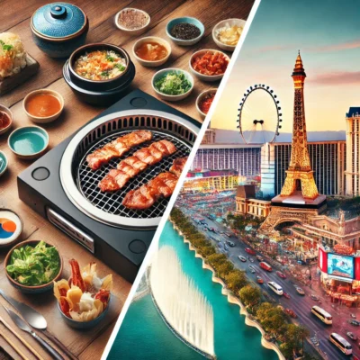 alt= "Korean BBQ and Las Vegas Attractions"