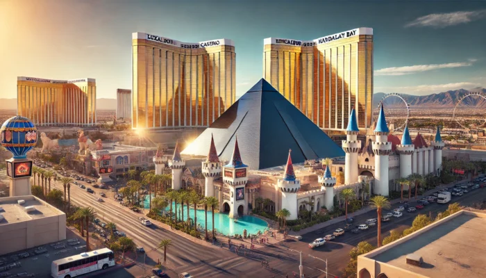 alt= "Hotels near the Shark Reef Aquarium, Las Vegas"