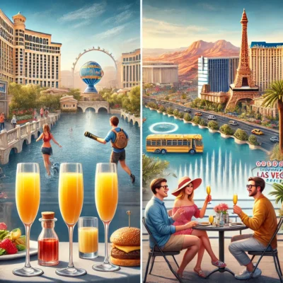 alt= "Pairing mimosas with other Las Vegas attractions"