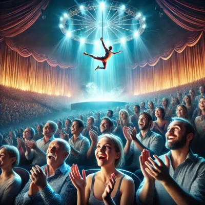 alt= "Enjoying a Cirque du Soleil performance in Las Vegas"