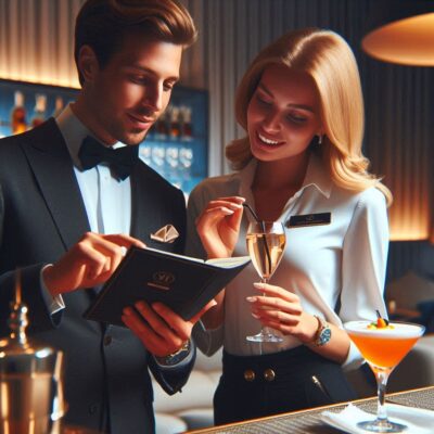 alt= "A VIP guest at a Las Vegas casino lounge"