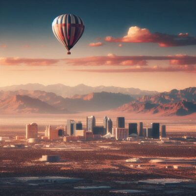 alt= "Where to go on a private hot air balloon ride in las Vegas"