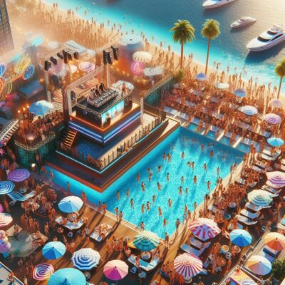 alt= "Spring pool party in Las Vegas"