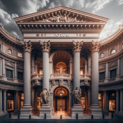 alt= "Forum Shops at Caesars Palace, Las Vegas"