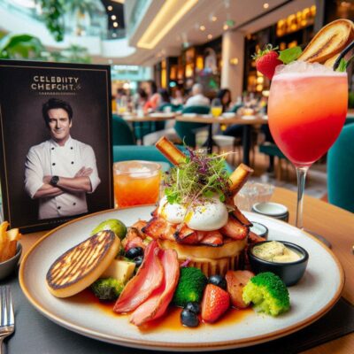 alt= "Gourmet dining at the best shopping malls with entertainment options"
