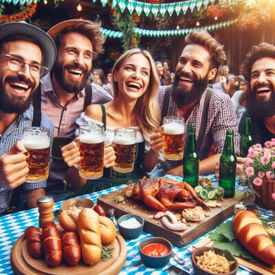alt= "Enjoying Oktoberfest in Las Vegas"
