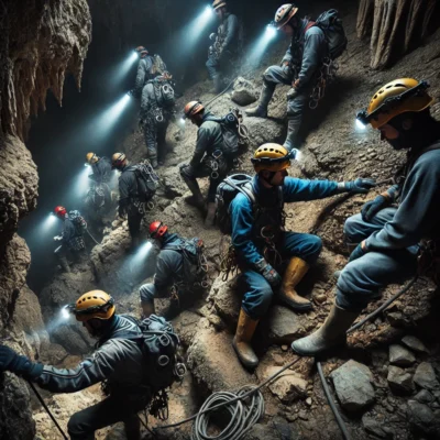 alt= "Exploring hidden caves around Las Vegas in safety"