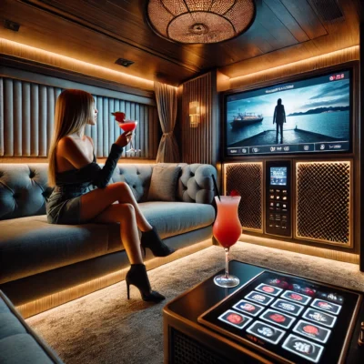 alt= "Private karaoke suite in Las Vegas"