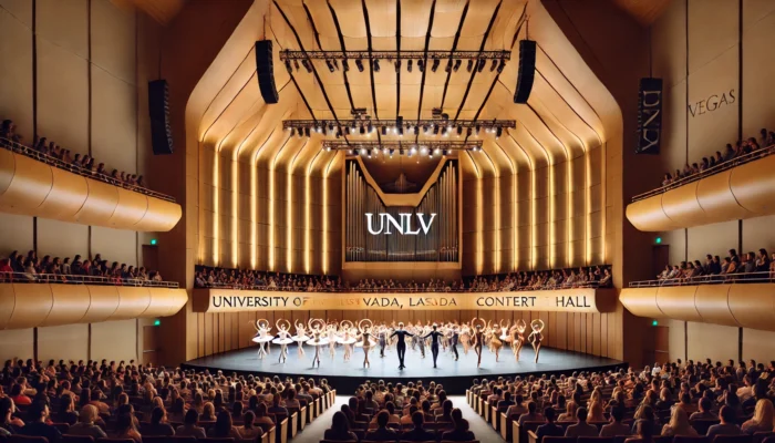 alt= "Inside one of the best venues for dance performances in Las Vegas"