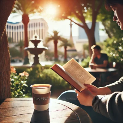 alt= "The perfect day for a book lover in Las Vegas"