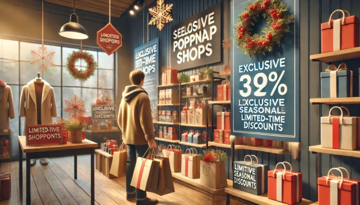 alt= "Shopping at seasonal pop-ups in Las Vegas"