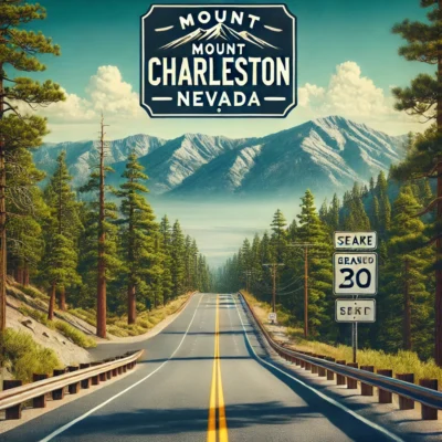 alt= "Getting to Mount Charleston"