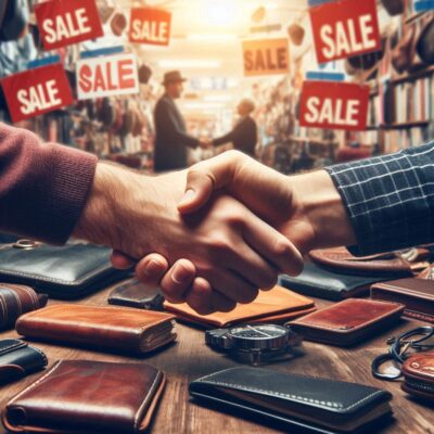 alt= "Bargain hunting at a flea market in Las Vegas"