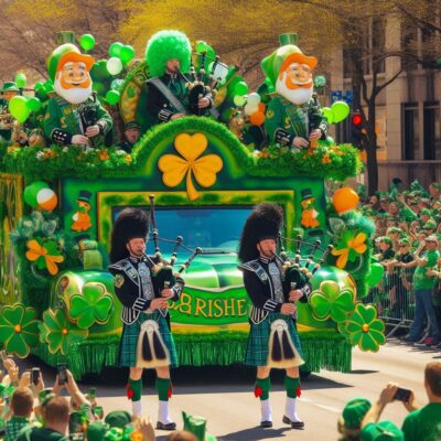 alt= "St Patrick's Day Parade in Las Vegas"