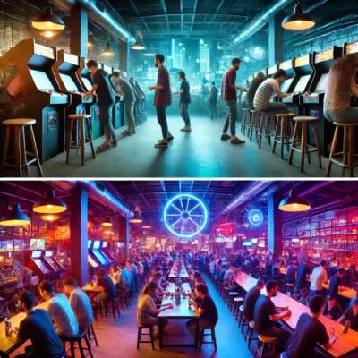 alt= "When to visit the best arcade bars in Las Vegas"