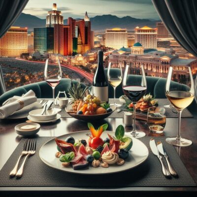 alt= "Fine dining after a private winery tour in Las Vegas"