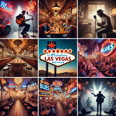 alt= "Different Blues bars in Las Vegas"
