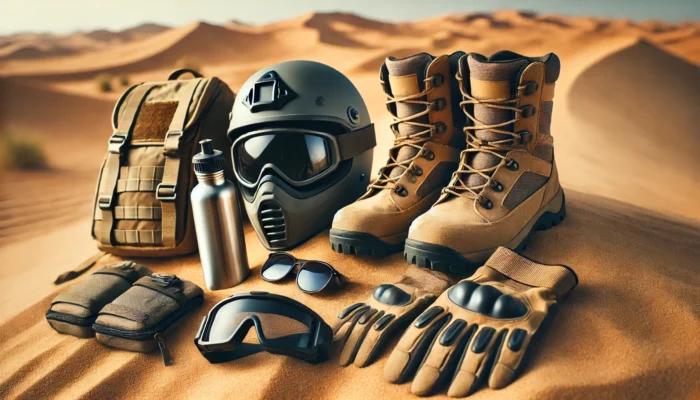 alt= "Essential gear for desert safaris in Las Vegas"