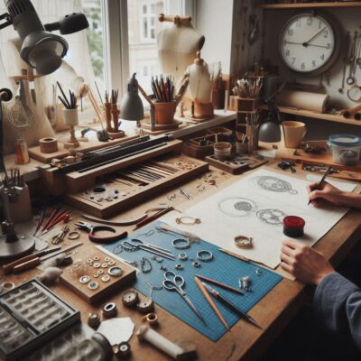 alt= "Inside a custom jewelry design studio in Las Vegas"