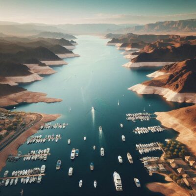 alt= "Yachts on Lake Mead"