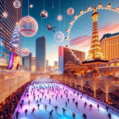 alt= "Ice skating rink in Las Vegas"