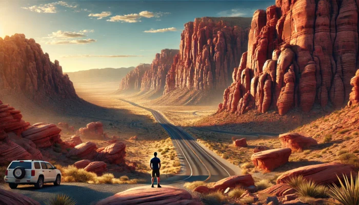 alt= "Red Rock Canyon, Near Las Vegas"