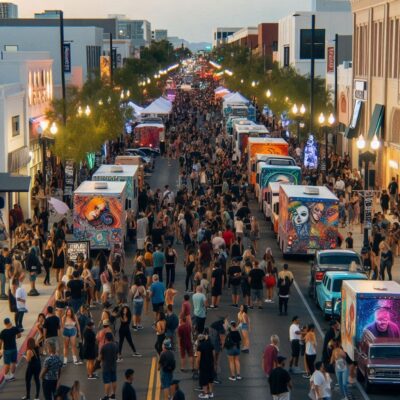alt= "First Friday event in Las Vegas"