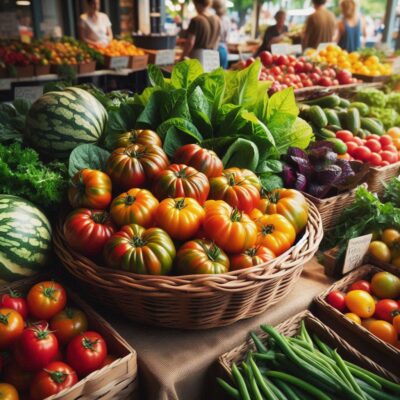 alt= "Fresh local produce at a Las Vegas farmer's market near Las Vegas"