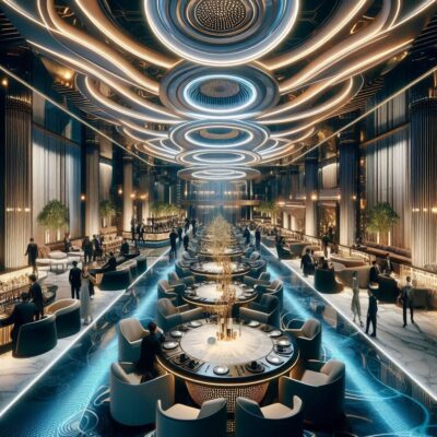 alt= " Inside one of the top VIP nightclubs in Las Vegas"