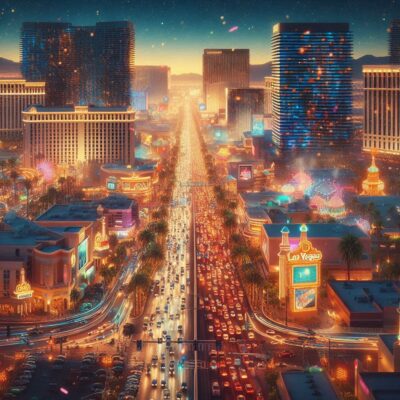 alt= "A major holiday in Las Vegas"