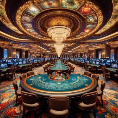 alt= "High=limit gaming at the Bellagio,, Las Vegas"