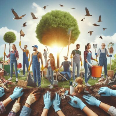 alt= "Volunteering for green initiatives in Las Vegas"