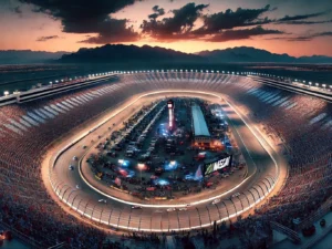 alt= "NASCAR at Las Vegas Speedway"