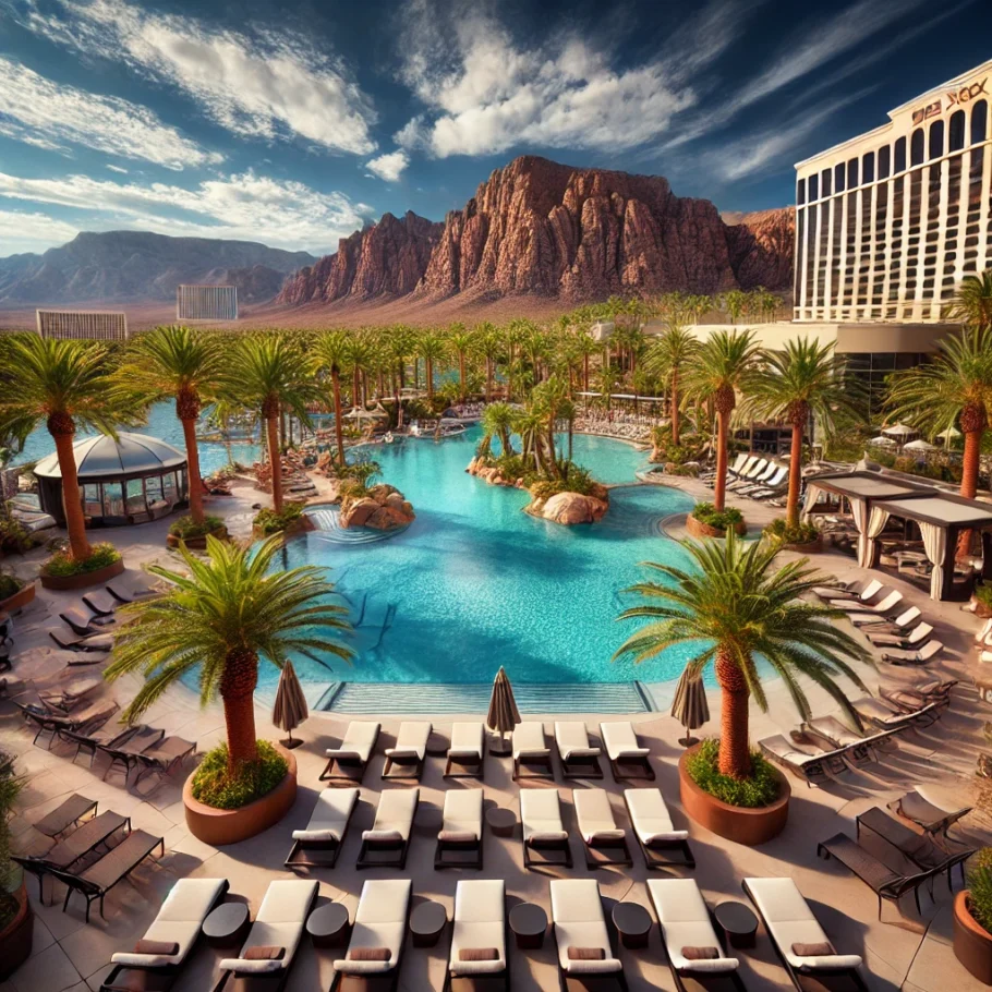 alt= "Red Rock Casino Resort pool"