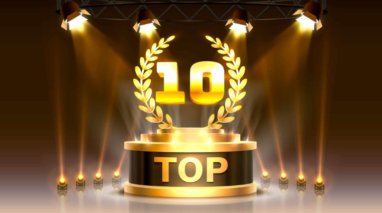 Top 10 categories