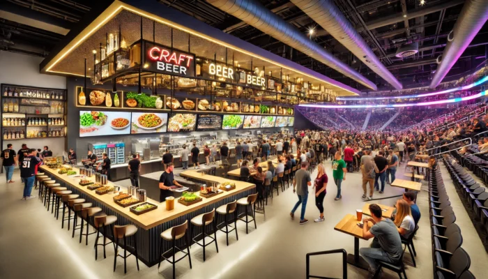 alt= Dining and Concessions at T-Mobile Arena"