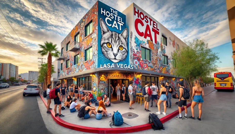 alt= "Hostel Cat, Las Vegas"