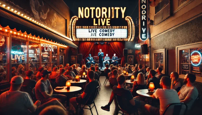 alt= "Live show, Fremont Street"