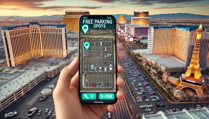 alt= "Tips for finding free parking on the Las Vegas Strip"