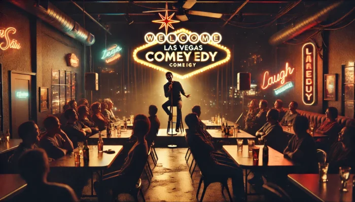 alt= "Late night comedy in Las Vegas"