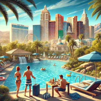 alt= "Tips to enjoying Las Vegas hotels with water slide"