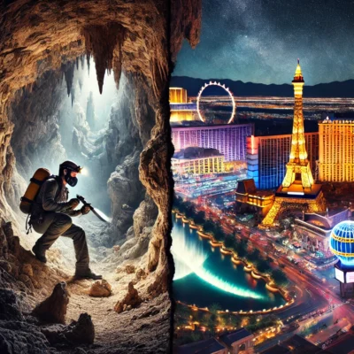 alt= "Fitting cave exploration into a day in las Vegas"