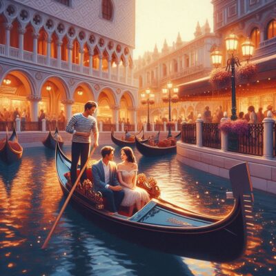 alt= "Gondola Rides at The Venetian, Las Vegas"